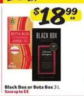 Winn Dixie Black Box or Bota Box offer