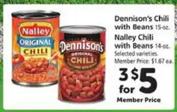 Safeway Dennison's Chili with Beans / Nalley Chili with Beans offer