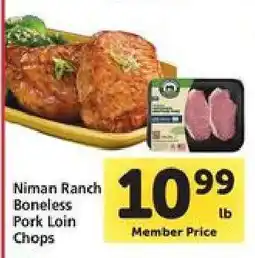 Safeway Niman Ranch Boneless Pork Loin Chops offer