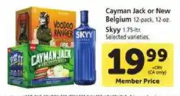 Safeway Cayman Jack or New Belgium offer