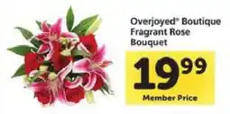 Safeway Overjoyed Boutique Fragrant Rose Bouquet offer