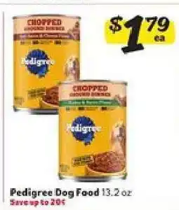 Winn Dixie Pedigree Dog Food offer