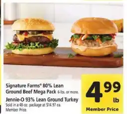 Safeway Jennie-O 93% Lean Ground Turkey offer