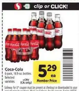 Safeway Coca-Cola offer