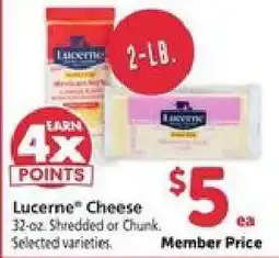 Safeway Lucerne Cheese offer
