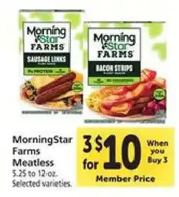 Safeway MorningStar Farms Meatless offer