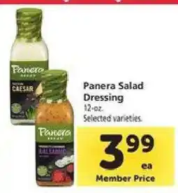 Safeway Panera Salad Dressing offer