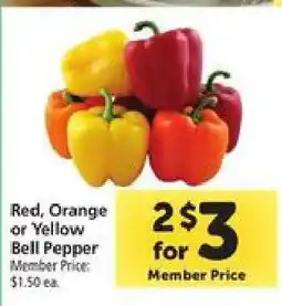 Safeway Bell Pepper offer
