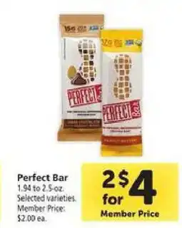 Safeway Perfect Bar offer