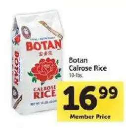 Safeway Botan Calrose Rice offer