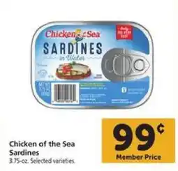 Safeway Chicken Of The Sea Sardines offer