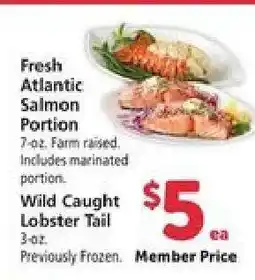 Safeway Wild-Caught Lobster Tail offer