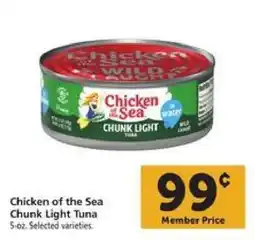 Safeway Chicken Of The Sea Chunk Light Tuna offer