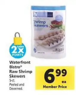 Safeway Waterfront Bistro Raw Shrimp Skewers offer