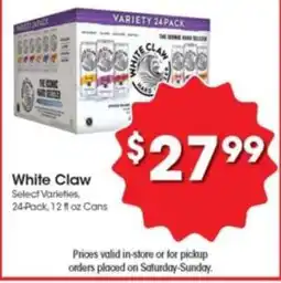 Kroger White Claw offer