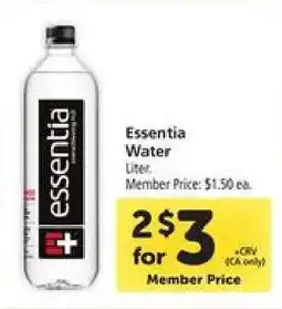 Safeway essentia Water offer