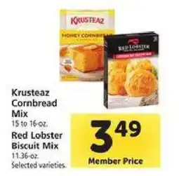 Safeway Krusteaz Cornbread Mix / Red Lobster Biscuit Mix offer