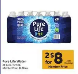Safeway Pure Life Water offer
