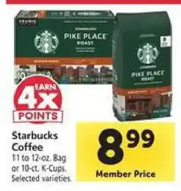 Safeway Starbucks Coffee offer