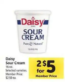 Safeway Daisy Sour Cream offer