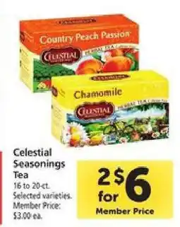 Safeway Celestial Seasonings Tea offer