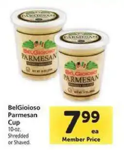 Safeway BelGioioso Parmesan Cup offer
