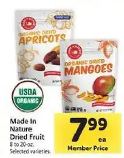 Safeway Made In Nature Dried Fruit offer