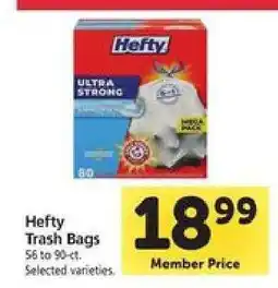 Safeway Hefty Trash Bags offer