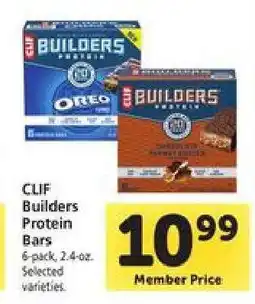 Safeway Clif Builders Protein Bars offer