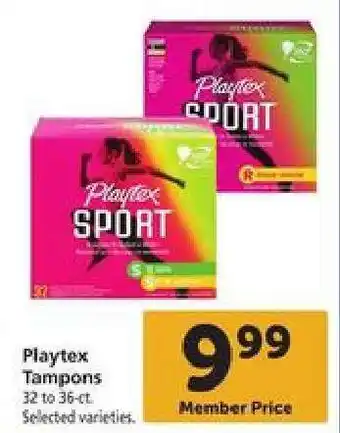 Safeway Playtex Tampons offer