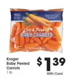Kroger Kroger Baby Peeled Carrots offer