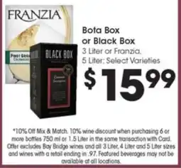 Kroger Bota Box or Black Box offer