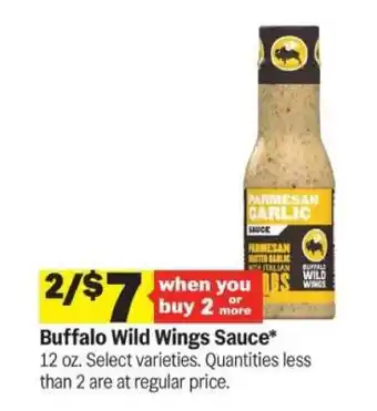 Meijer Buffalo Wild Wings Sauce offer