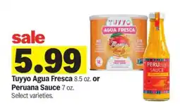 Meijer Tuyyo Agua Fresca or Peruana Sauce offer