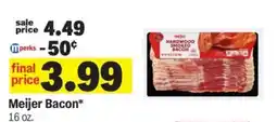Meijer Meijer Bacon offer