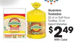 Kroger Guerrero Tostadas offer