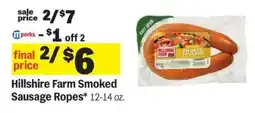 Meijer Hillshire Farm Smoked Sausage Ropes offer