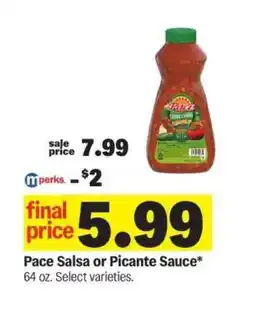 Meijer Pace Salsa or Picante Sauce offer