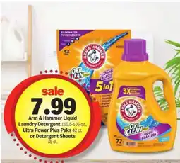 Meijer Arm & Hammer Liquid Laundry Detergent offer