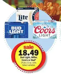 Meijer Bud Light, Miller, Coors or Bud offer