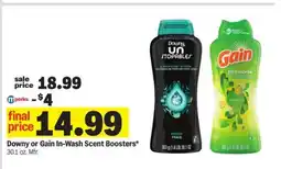 Meijer Downy or Gain In-Wash Scent Boosters offer