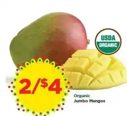Food 4 Less Organic Jumbo Mangos offer