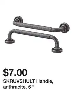 Ikea SKRUVSHULT Handle, anthracite, 6 offer