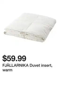 Ikea FJÄLLARNIKA Duvet insert, warm offer