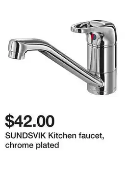 Ikea SUNDSVIK Kitchen faucet, chrome plated offer