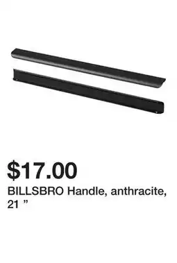 Ikea BILLSBRO Handle, anthracite, 21 offer