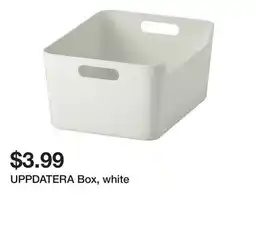 Ikea UPPDATERA Box, white offer