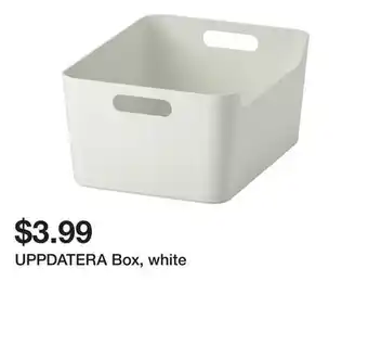 Ikea UPPDATERA Box, white offer