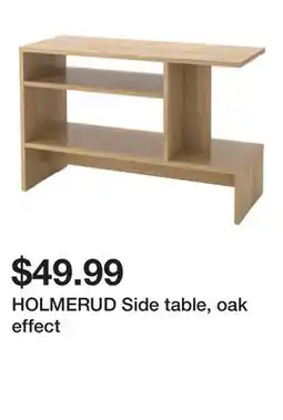 Ikea HOLMERUD Side table, oak effect offer