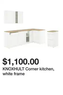 Ikea KNOXHULT Corner kitchen, white frame offer